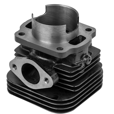 Moottoripyörän rautainen sylinteri